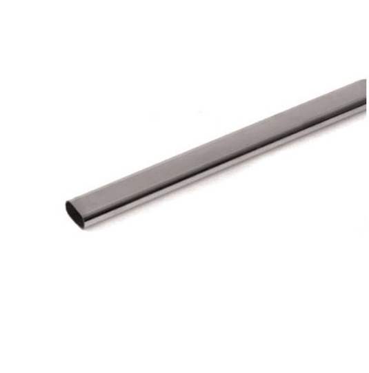 Linfalk Garderobstång 458mm komplett med fästen blank krom I-8105K-458-09