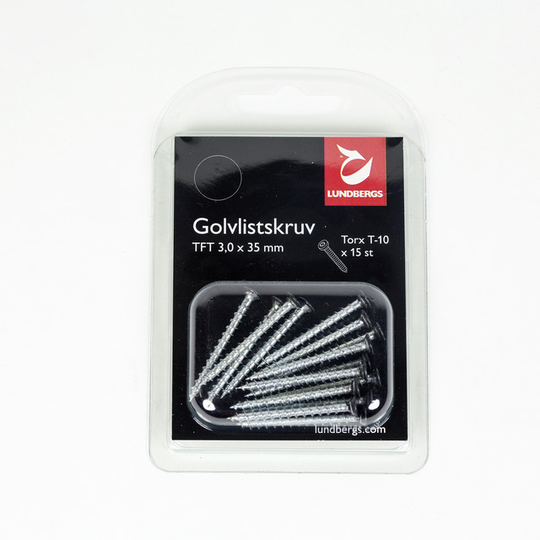 GOLVLISTSKRUV TFT SVART 3,0X35 | Beijerbygg Byggmaterial