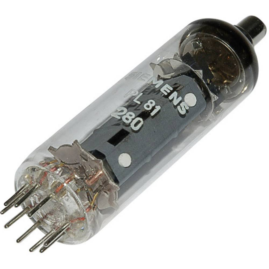 PL 81 = 21 A 6 Elektronrör Pentod 170 V 45 mA Antal poler: 9 Lampsockel: Noval Innehåll 1 st