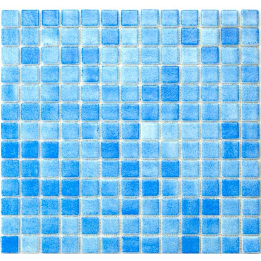 Glasmosaik Altoglass Azul Claro 2,5x2,5 cm