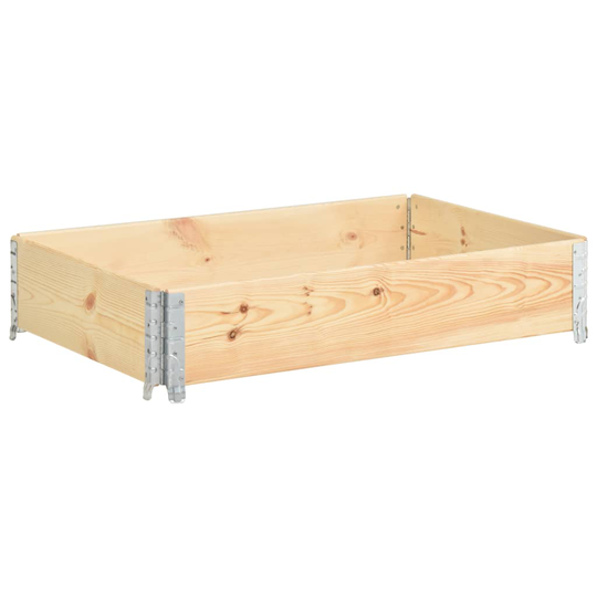 vidaXL Pallkrage 50x100 cm massiv furu