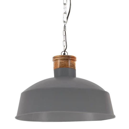 vidaXL Hänglampa industriell 58 cm grå E27