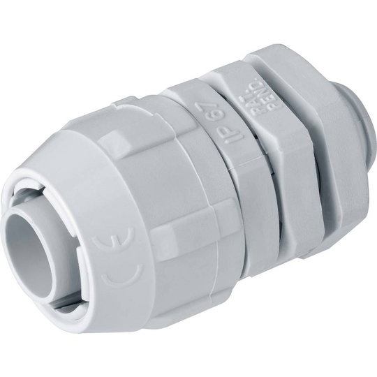 Fränkische Rohrwerke 28162021 FKV-SW-K 21M32 Slangskruvlåsning Grå 19.4 mm 10 st