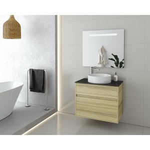 Möbelpaket Instinct 80 - Natural Oak med spegel