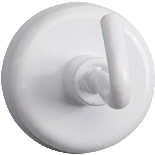 Maul Magnet (Ø x H) 25 mm x 36 mm rund , med krok Vit 5 st 6157802