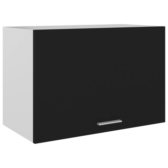 vidaXL Väggskåp svart 60x31x40 cm konstruerat trä