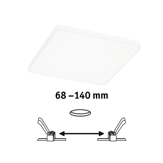 LED-panel infälld 12 W N/A Paulmann 79937 Vit