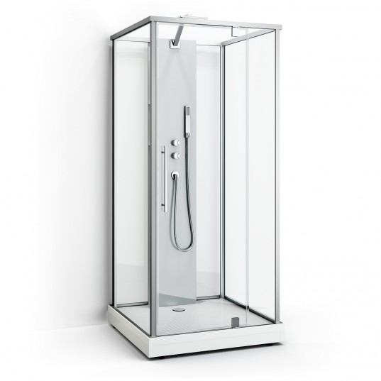 Box Two - Klarglas Natur 103x103