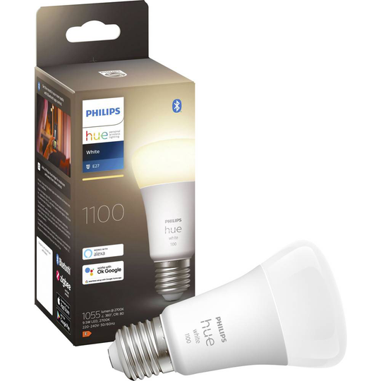 Philips Lighting Hue LED-lampa Hue White E27 Einzelpack 1050lm 75W EEK: F (A - G) E27 9.5 W N/A