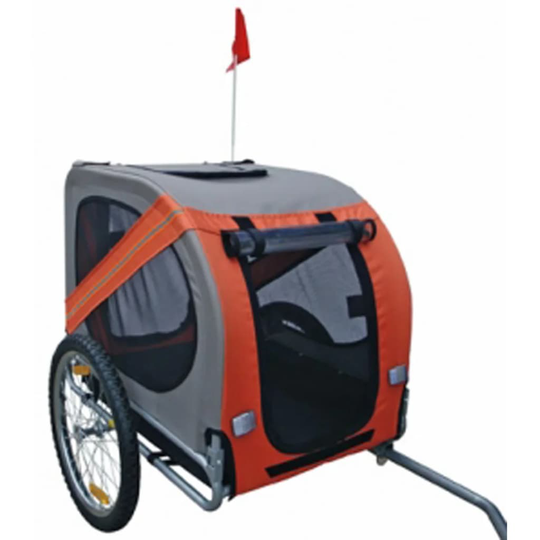 vidaXL Hundcykelvagn orange