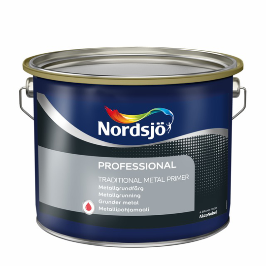 METALLFÄRG RÖD PRO TRADITIONAL METAL PRIMER 2,5L | Beijerbygg Byggmaterial