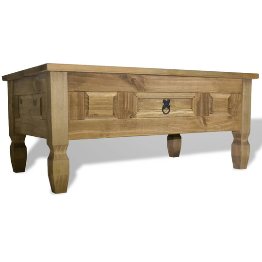 vidaXL Soffbord mexikansk Coronastil furu 100x60x45 cm
