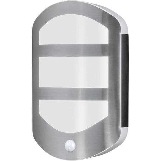 LEDVANCE Endura Style Plate Sensor 4058075477872 LED-utomhusväggbelysning med rörelsedetektor 12.50 W EEK: beroende av ljuskälla Stål