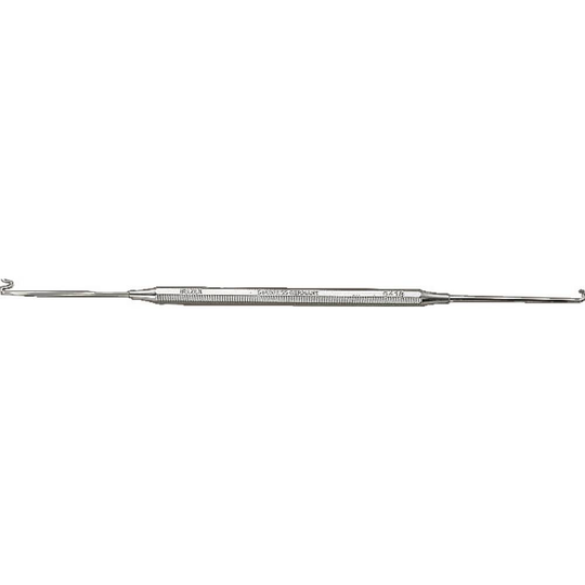 Bahco 5418 Dubbelsidiga tråd- och fjäderkrok, rostfritt stål 165mm