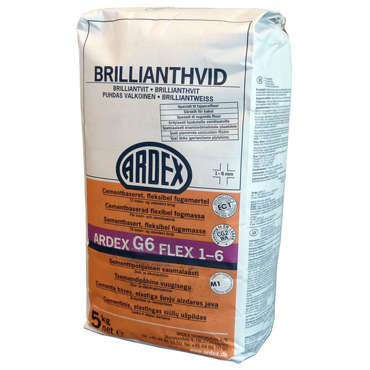 KAKELFOG G6 FLEX BRILL-VIT 5KG | Beijerbygg Byggmaterial