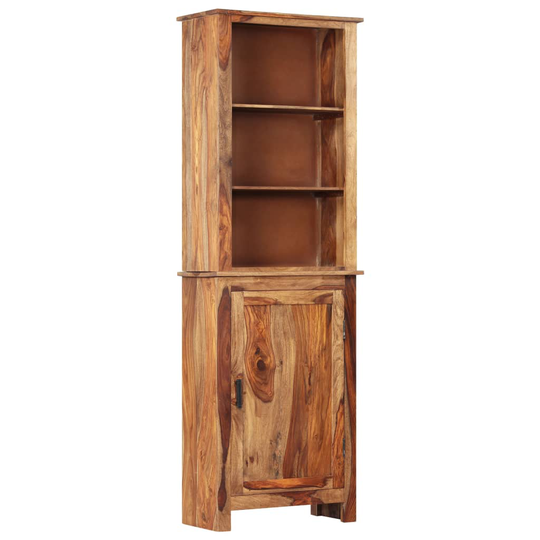 vidaXL Högskåp 60x30x180 massivt sheshamträ