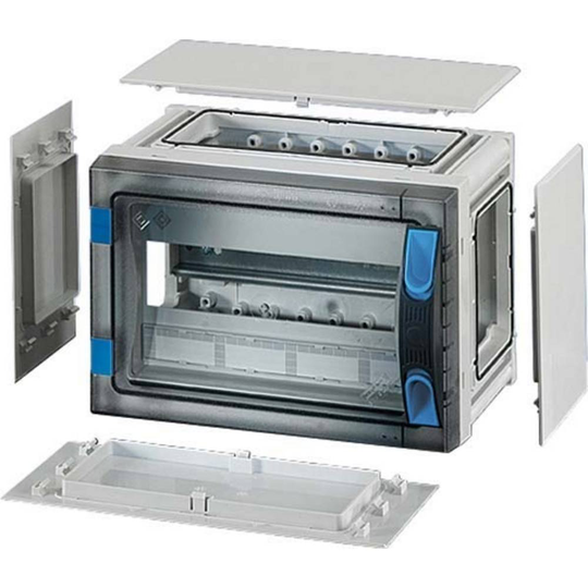 Hensel 4012591115083 FP 1108 Normkapsling Utanpåliggande Moduler totalt = 9 Antal rader = 1