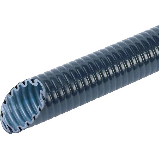 Fränkische Rohrwerke 25410063 FFKuS-ES-F-UV63 sw Korrugerat rör (value.1363853) Svart 50.3 mm 25 m