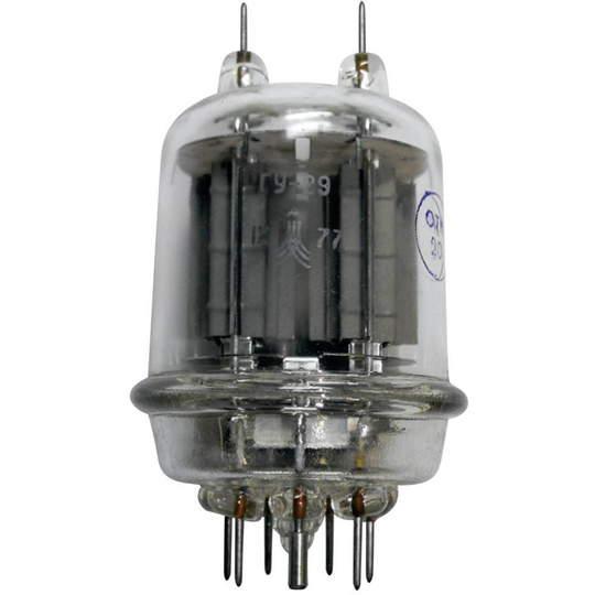 829 B = GU 29 = SRS 4453 Elektronrör Dubbel strålpentod 600 V 110 mA Antal poler: 7 Lampsockel: Septar Innehåll 1 st