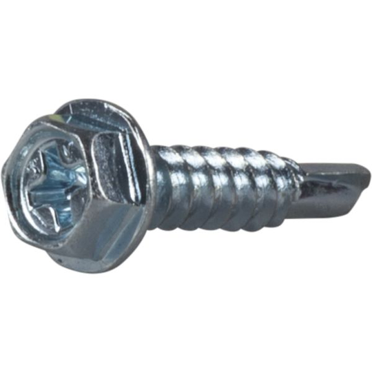 ESSVE 62502 Borrskruv sexkant, blankförzinkad Ø3,5 x 13 mm, 1000-pack