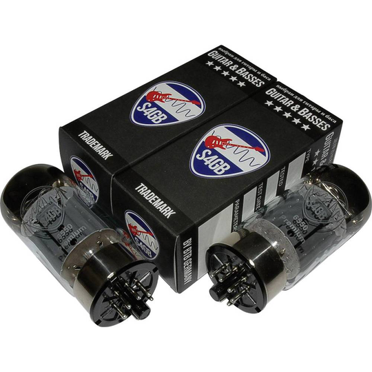 6550 S4GB Premium elektronrör matchade par Ändpentod Antal poler: 8 Lampsockel: Oktal Innehåll 2 st