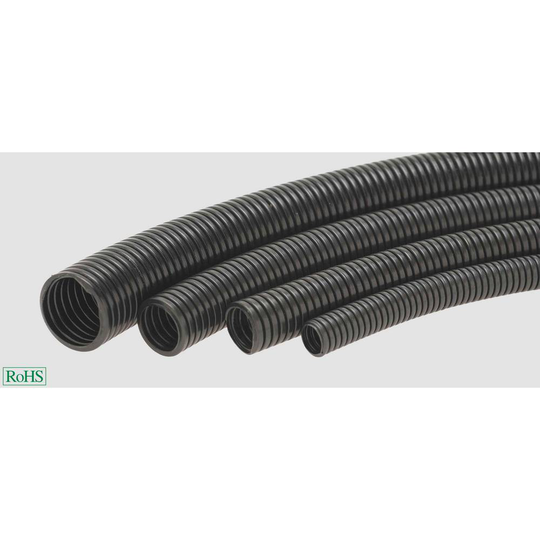 Helukabel 920174 HELUcond PP Korrugerat rör (value.1363853) Svart 16.50 mm 50 m