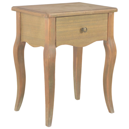 vidaXL Sängbord 40x30x50 cm massiv furu