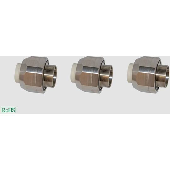 Helukabel 905062 LT-CNP-E M Slangskruvlåsning Silver M63 Rak 1 st