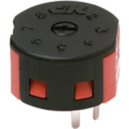 C & K Switches F10308RSWCQ Vridströmbrytare 125 V, 28 V/DC 4 A Switchpositioner 3 1 x 45 ° 1 st