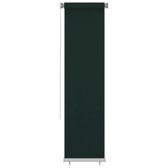 vidaXL Rullgardin utomhus 60x230 cm mörkgrå HDPE