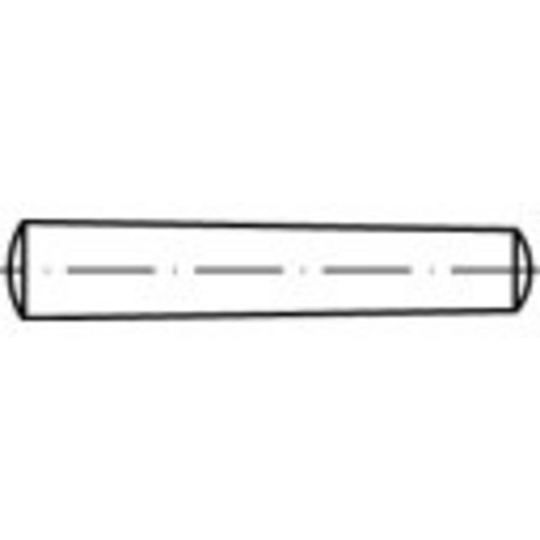 TOOLCRAFT TO-5357331 Konformat stift 6 mm Rostfritt stål A1 10 st