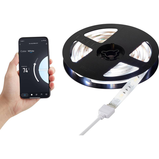 RGBW Tuya-App Stripes SY-4755426 LED-ljuslist med kontakt 230 V 2 m N/A