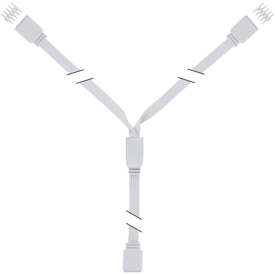 Kontaktdon (B x H x D) 30 x 7 x 12 mm Paulmann MaxLED Y-Splitter 79813
