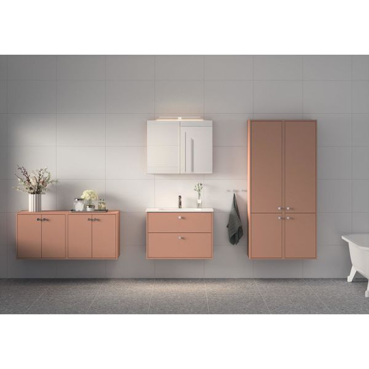 Gustavsberg Artic Kommod peach, 80 cm, med tvättställ