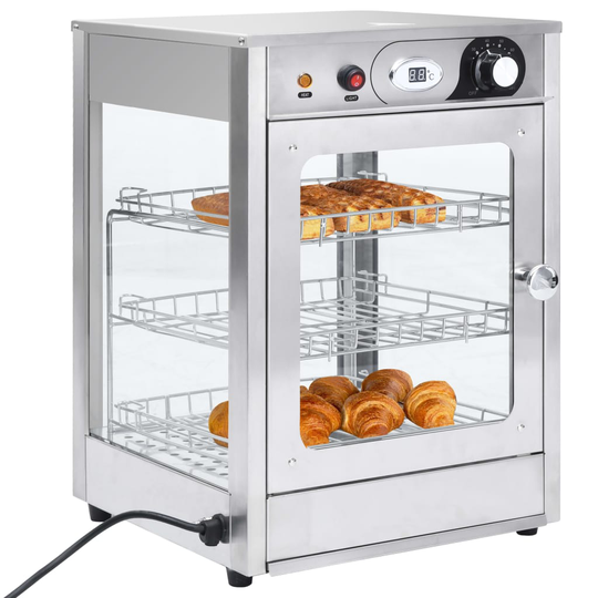 vidaXL Elektrisk matvärmare gastronorm 600 W rostfritt stål