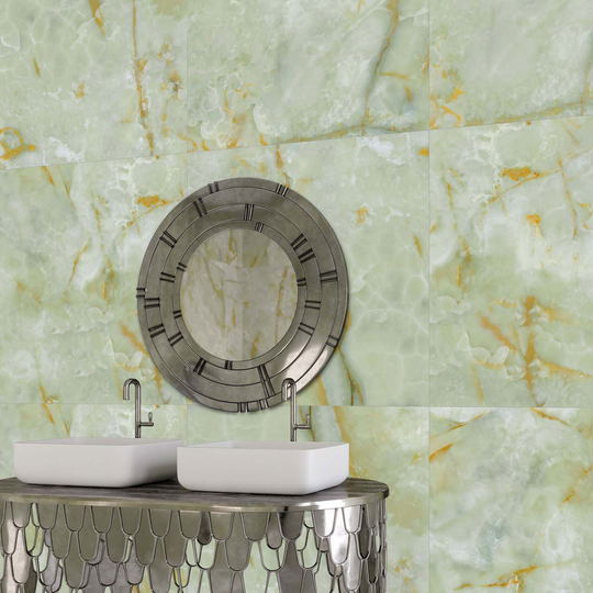 Klinker Arredo Onice Green Pulido 60x60 cm