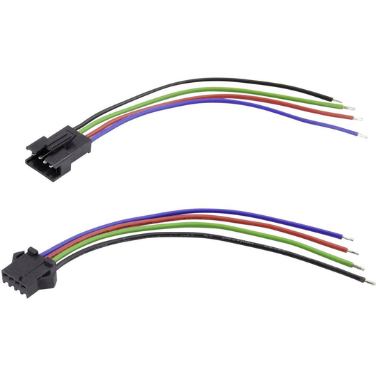 TRU COMPONENTS Honkontakt med list Totalt antal poler 2 Rastermått: 2.50 mm TC-6649232 1 set