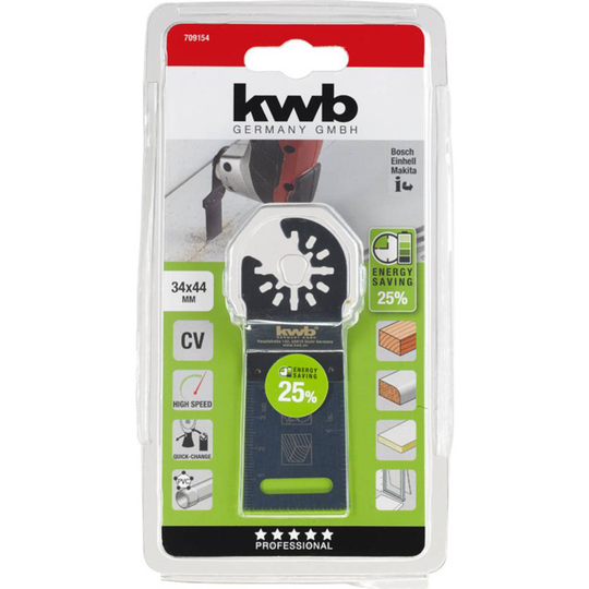 Instickssågblad 34 mm kwb kwb 709154 1 st