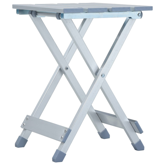 vidaXL Campingpall aluminium 28x26x39 cm
