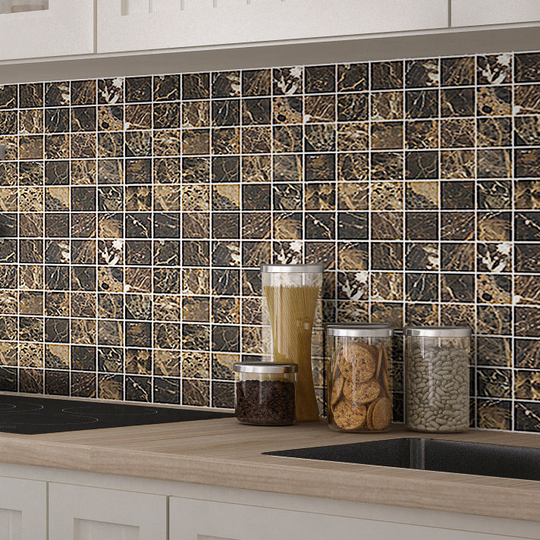 Marmor Arredo Dark Emperador Honed 5x5 cm