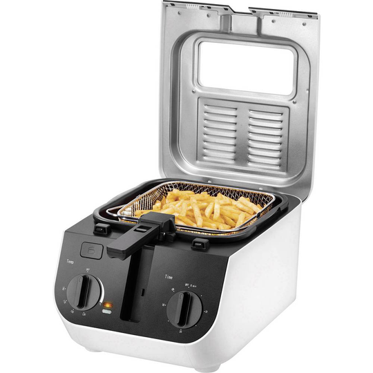 Unold 58625 Fritös 2000 W Vit, Svart