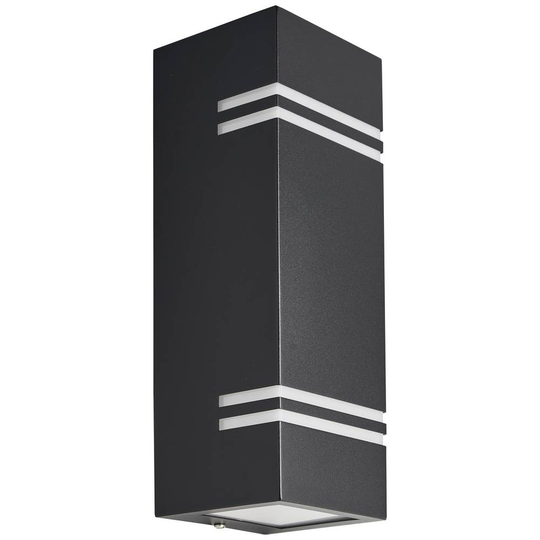 Lutec STRIPES 1130110 LED-utomhusväggbelysning LED LED 12 W Svart