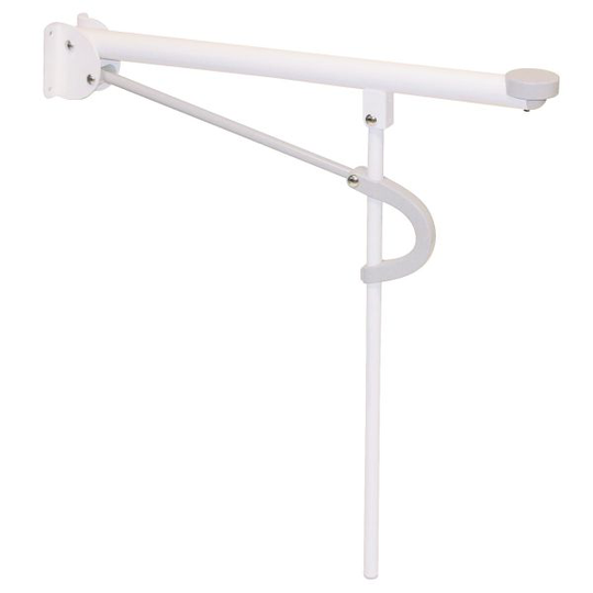 Etac Optima L Toalettarmstöd 735 mm, vitlackerad