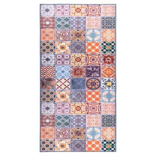 vidaXL Gångmatta mosaik 80x150 cm