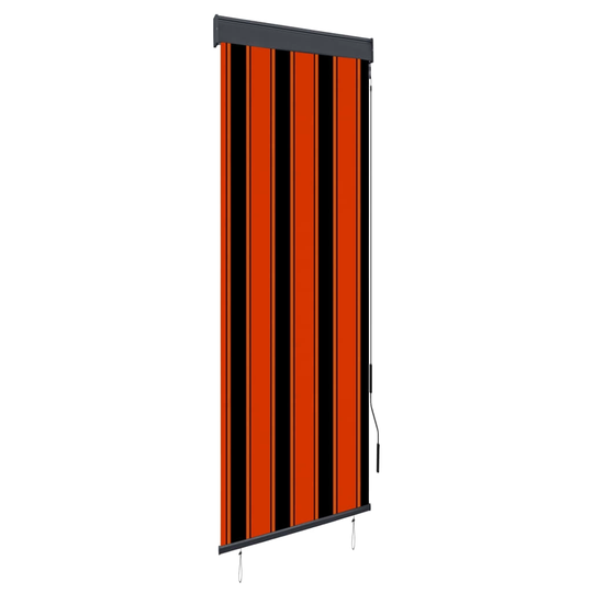 vidaXL Rullgardin utomhus 60x250 cm orange och brun