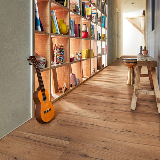 Laminatgolv Meister Laminate LL 150 S Cognac Rustic Ek Strip 6256