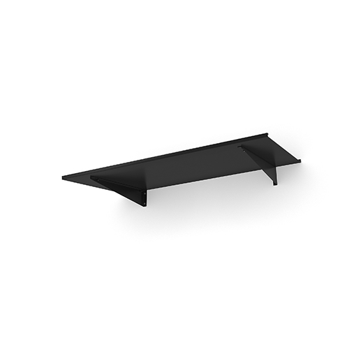 Entrétak Easy Collection - Flat Flat Svart, Flat Svart, Svart aluminium