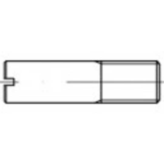 TOOLCRAFT TO-5363274 Skaftskruvar M5 Rostfritt stål A1 100 st