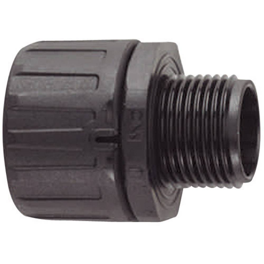 HellermannTyton 166-21011 HG13-S-PG9 Slangskruvlåsning Svart PG9 9.80 mm Rak 1 st