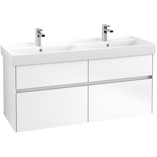 Tvättställsskåp Villeroy & Boch Collaro 125 cm med 4 Lådor för Dubbeltvättställ